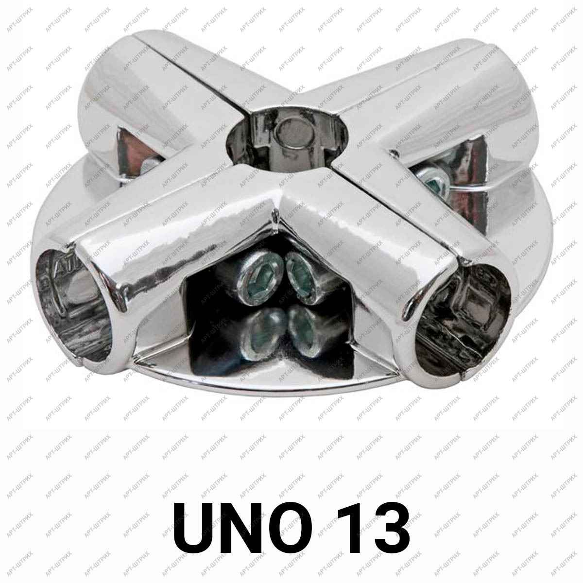 UNO 13 Соединитель угловой тремя полкодержателями