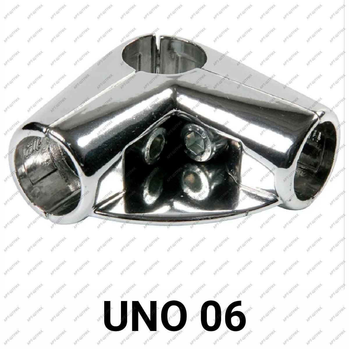 UNO 06 Соединитель 3-х труб с 1-ой полкой